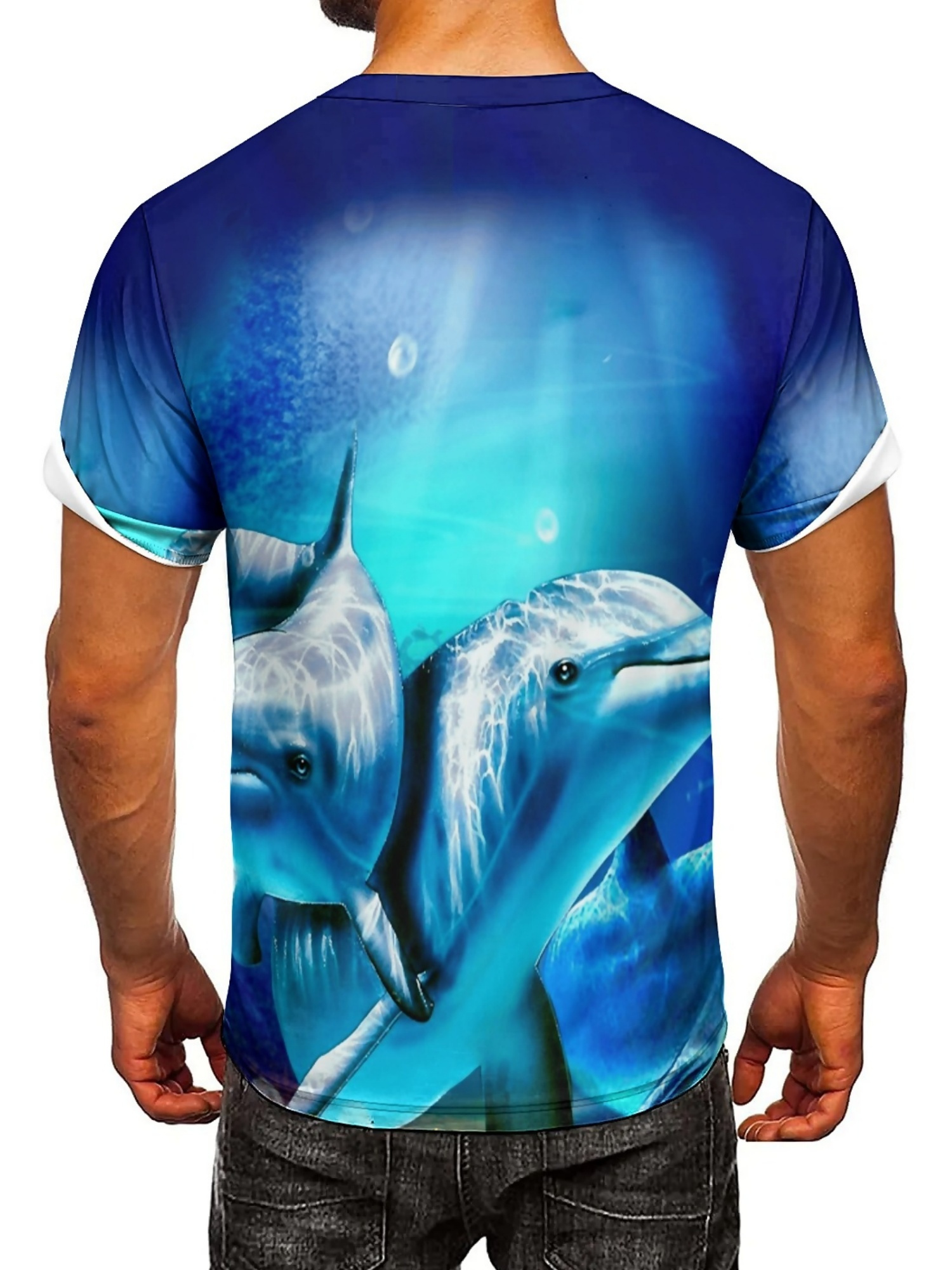 Heren T-shirt met oceaandieren - Tee Graphic Print recensie en prijs