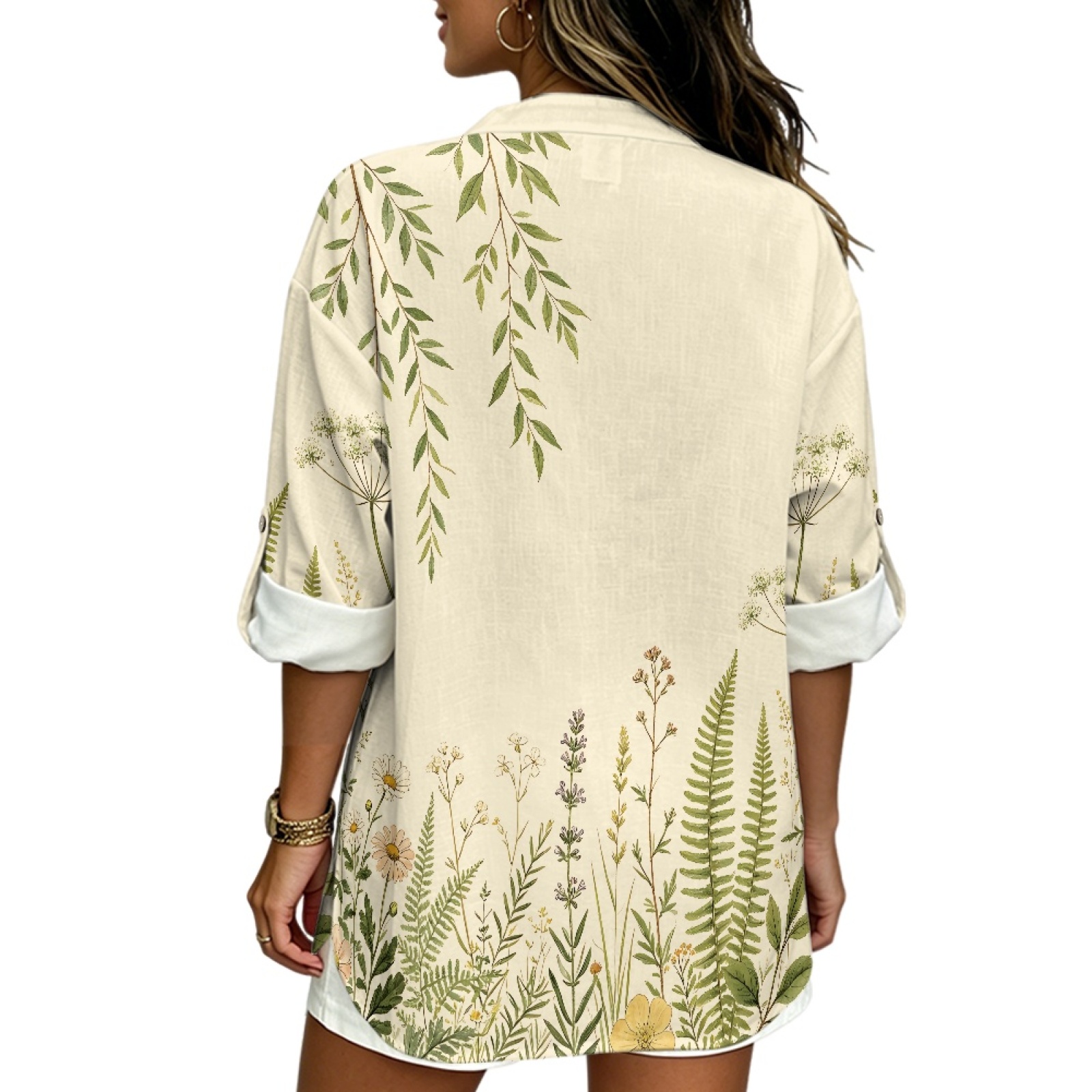 INSTANTARTS Dames linnen shirt - Linen Shirt Breathable recensie en prijs