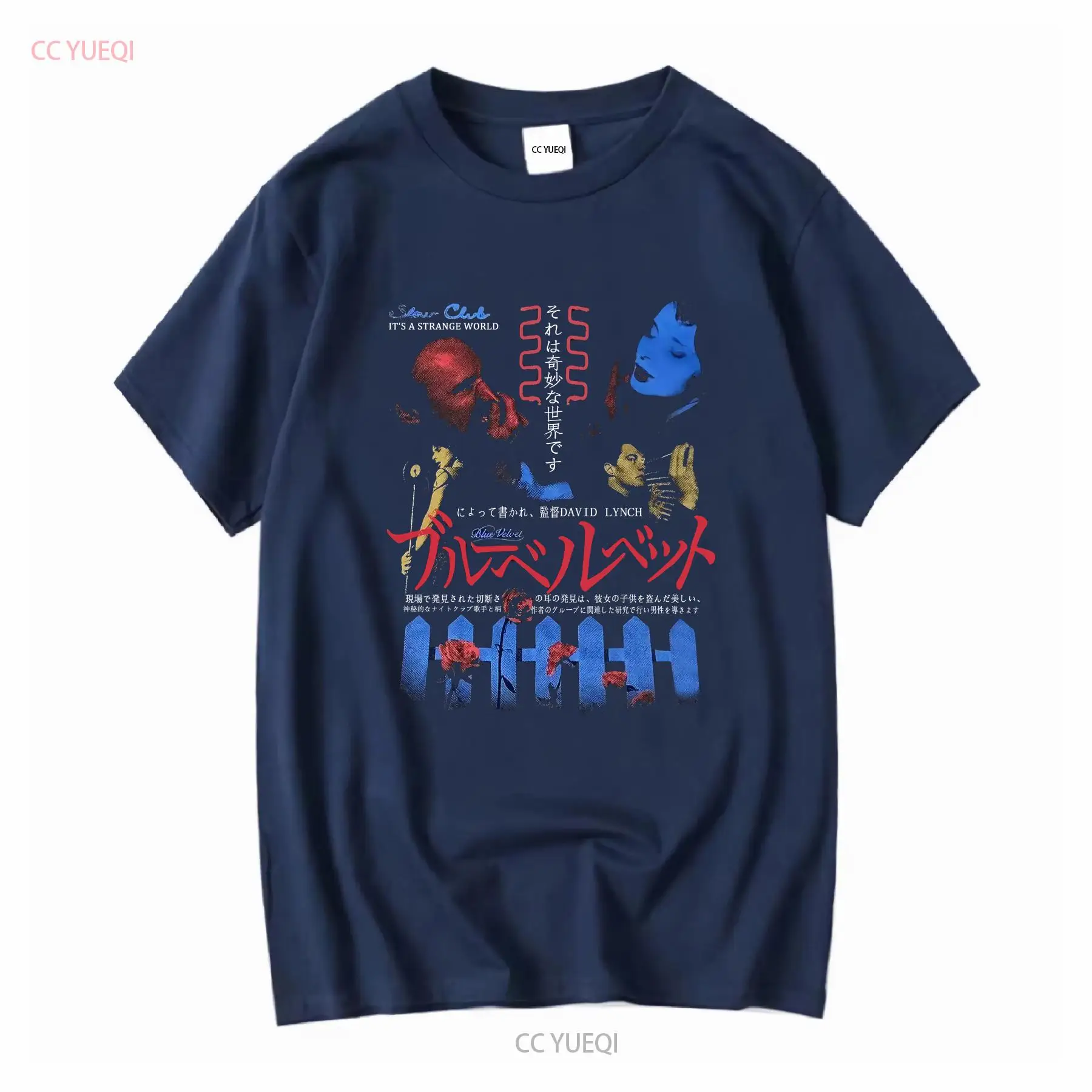 Blue Velvet Rucking Fotten Dav - Tee Graphic Print recensie en prijs