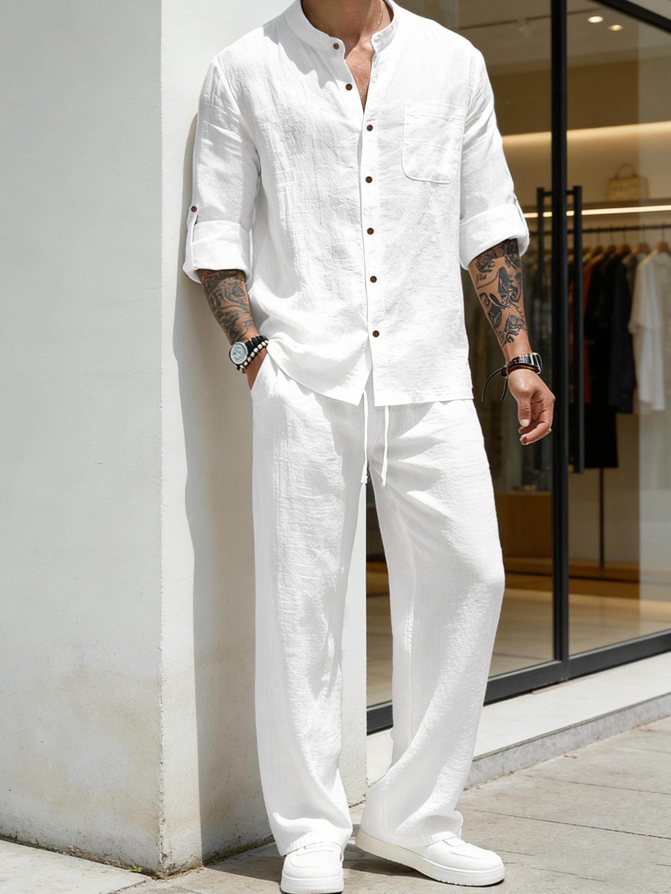 Pak los linnen overhemd en bro - Linen Shirt Breathable recensie en prijs