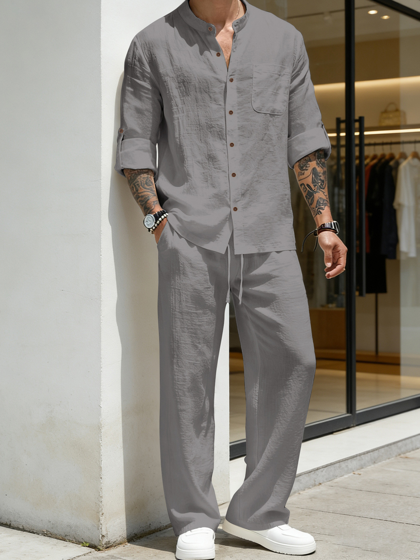 Pak los linnen overhemd en bro - Linen Shirt Breathable recensie en prijs