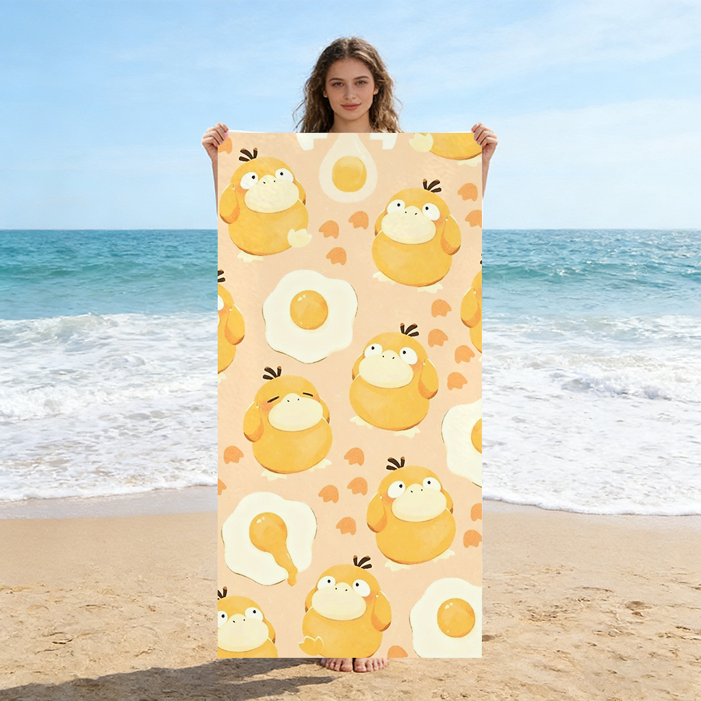 P-Pokémon Psyduck strandlaken  - Beach Towel Large recensie en prijs