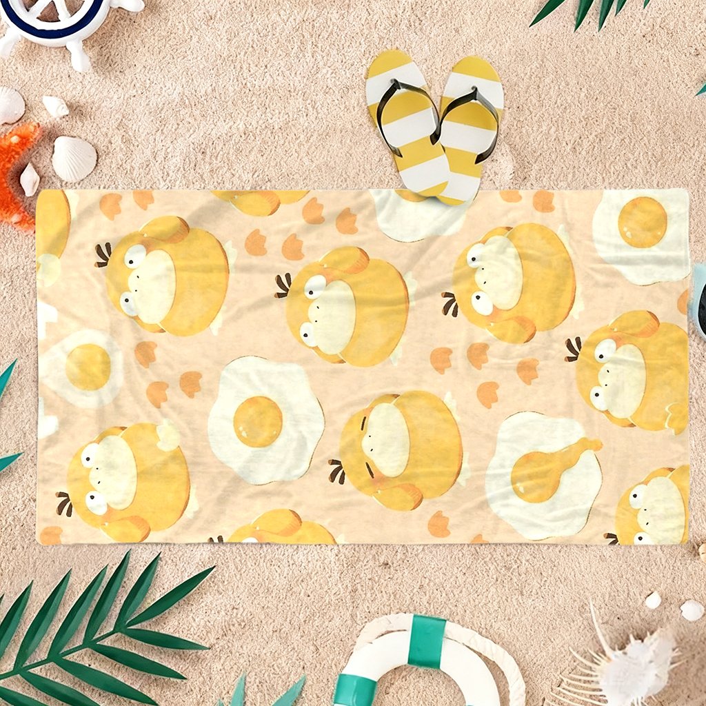 P-Pokémon Psyduck strandlaken  - Beach Towel Large recensie en prijs