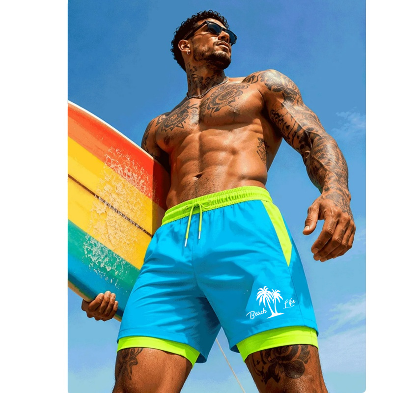 Zwembroek voor heren Palmboomp - Trunks Board Surf recensie en prijs