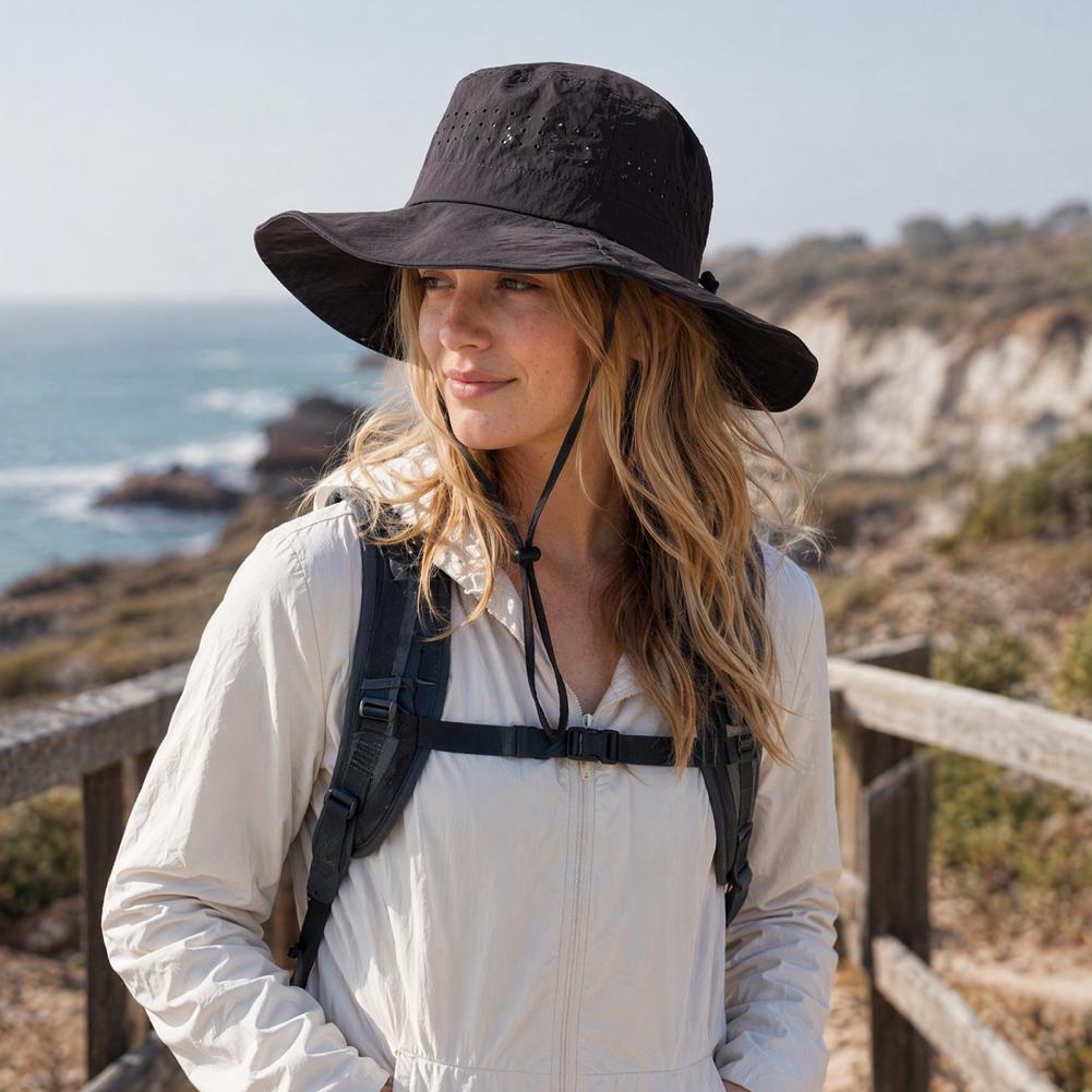 UPF50+ ademende nylon mesh zon - Packable Hat Nylon recensie en prijs