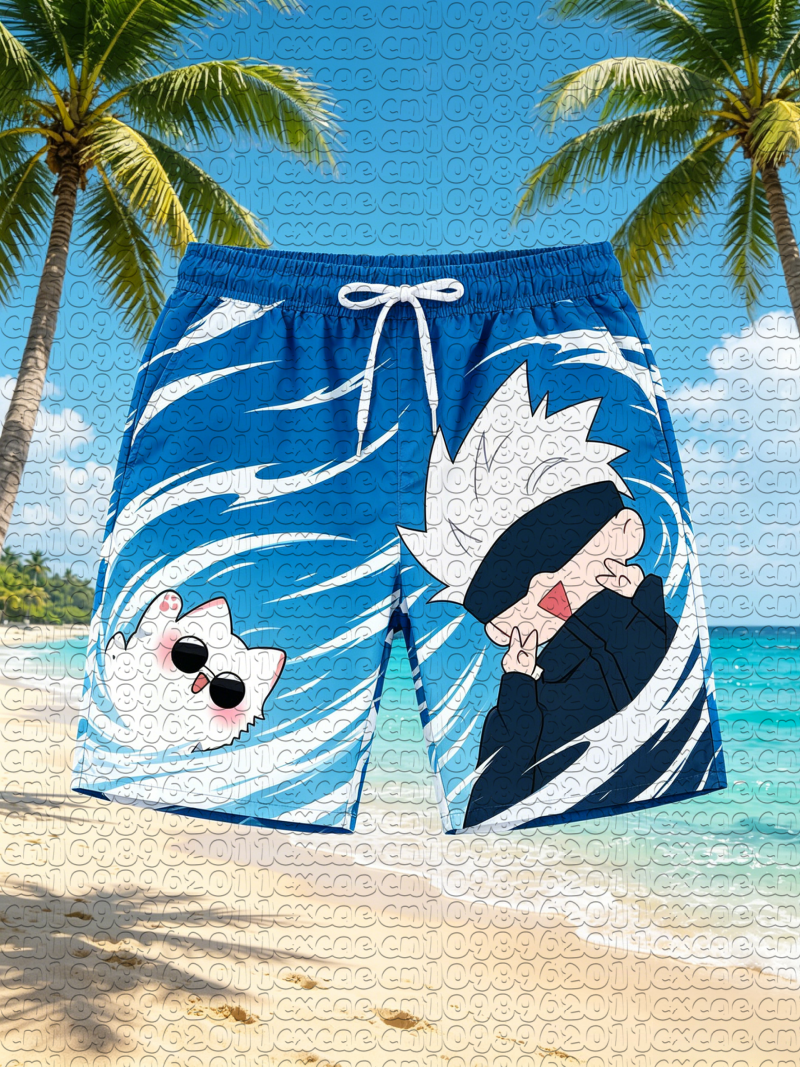 Zomer Nieuwe Manga Jujutsu Kai - Swim Trunk Quick Dry recensie en prijs