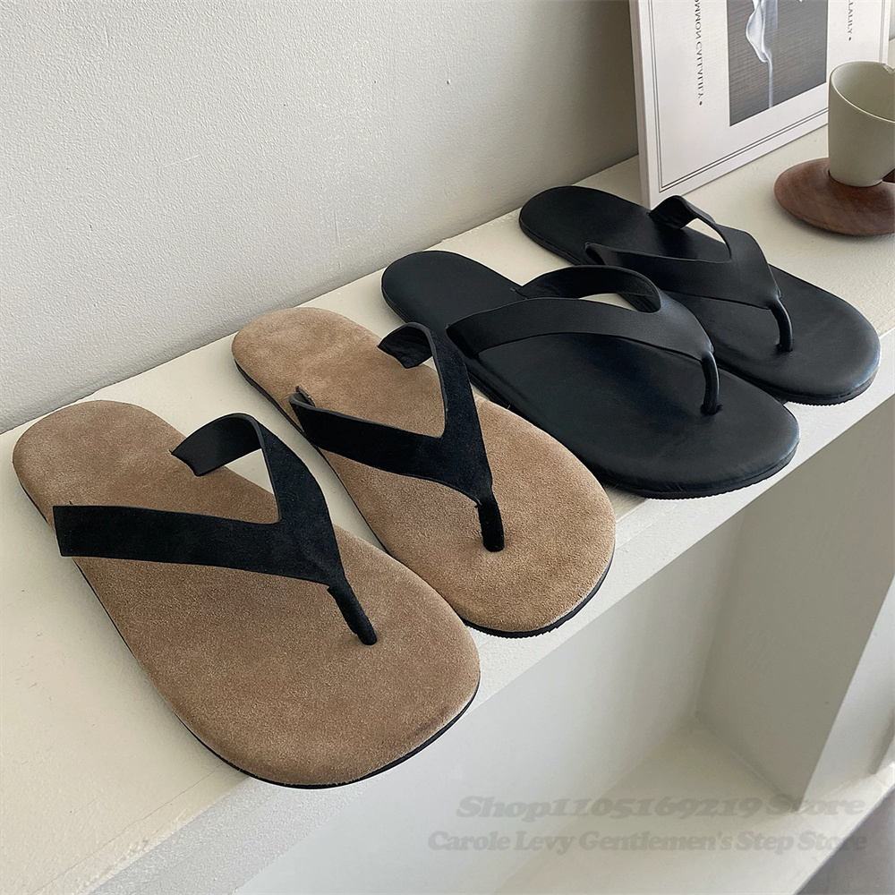 Vintage stijl koeienleren clip - Flip Flop Leather Men recensie en prijs