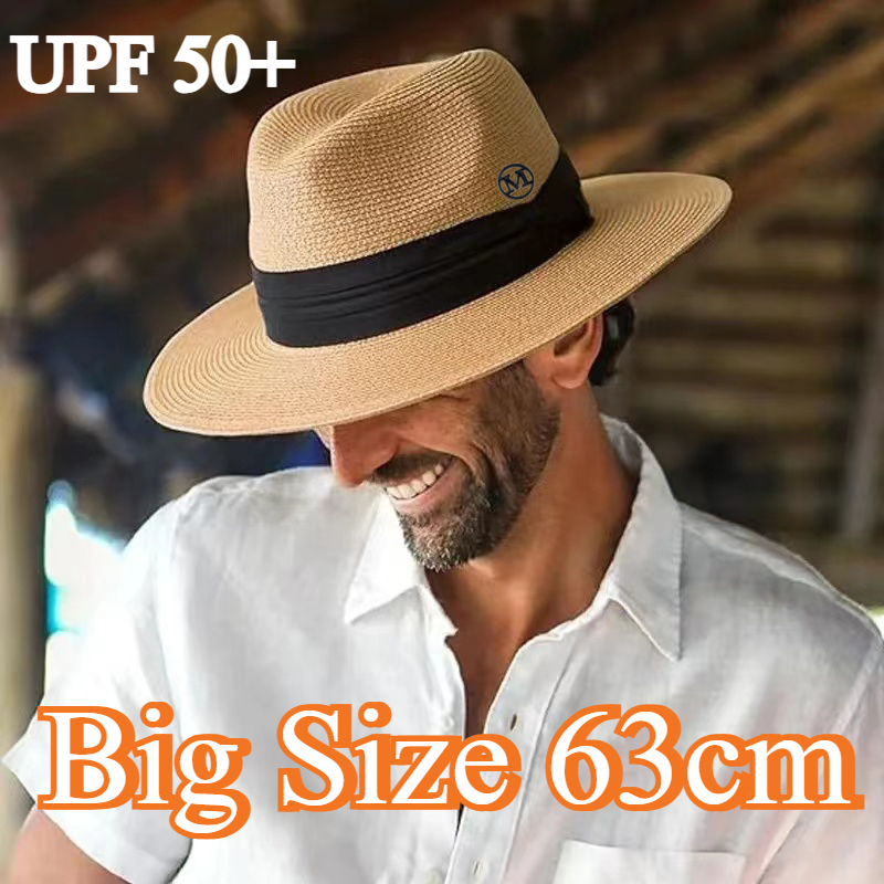 Grote maat XL 63cm Reishoed Pa - Bucket Hat Straw recensie en prijs