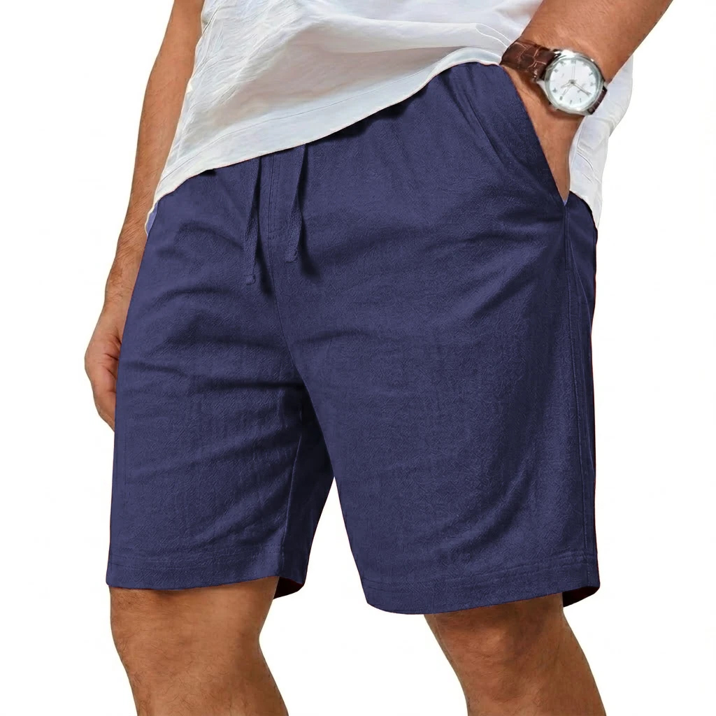 Oversized katoenen linnen shor - Short Linen Drawstring recensie en prijs