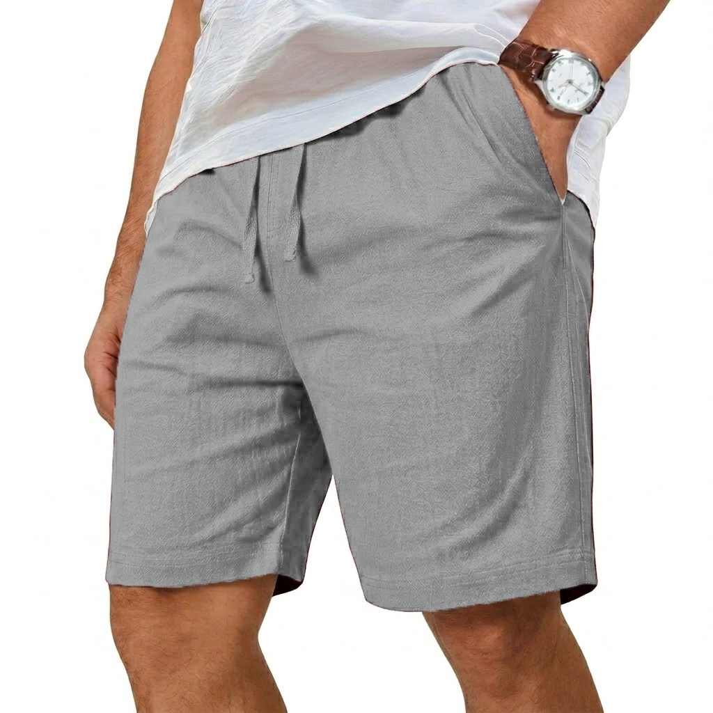 Oversized katoenen linnen shor - Short Linen Drawstring recensie en prijs