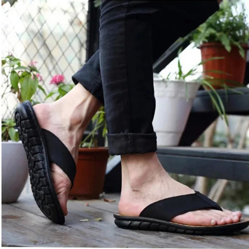 Roma Retro Man Slipper Effen K - Flip Flop Leather Men recensie en prijs