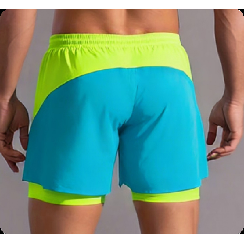 Herenswimshorts met dubbele la - Trunks Board Surf recensie en prijs