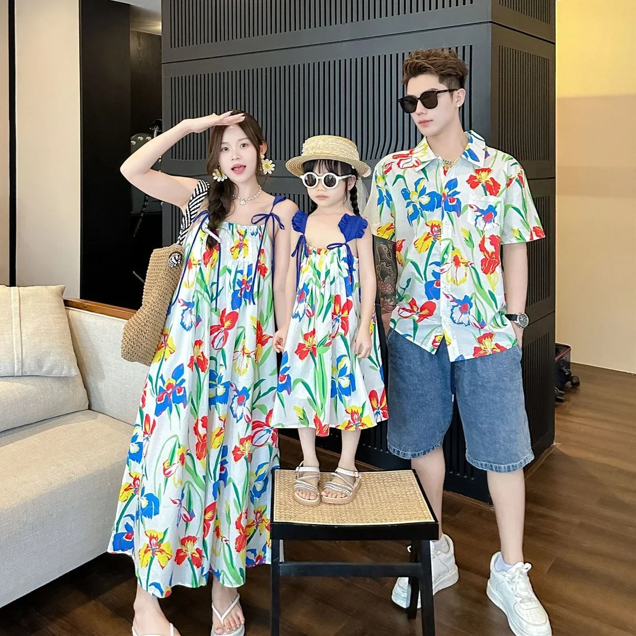 Vakantiekleding Koreaanse mama - Resort Shirt Floral recensie en prijs