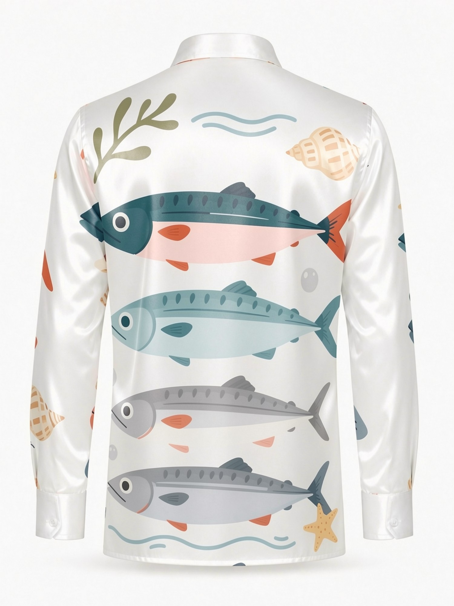 Luxe satijnen overhemd met lan - Resort Shirt Floral recensie en prijs