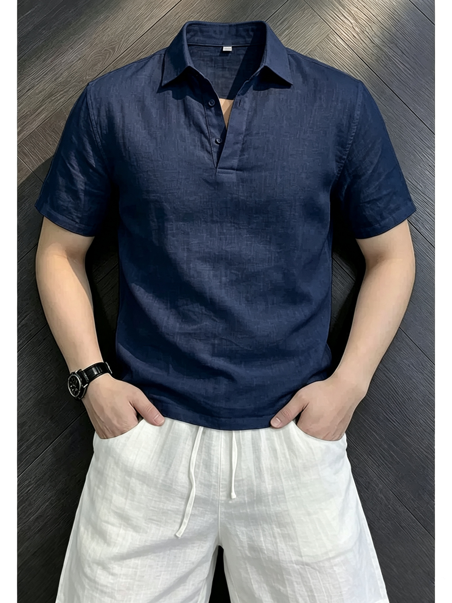 Witte linnen overhemdset met k - Linen Shirt Breathable recensie en prijs