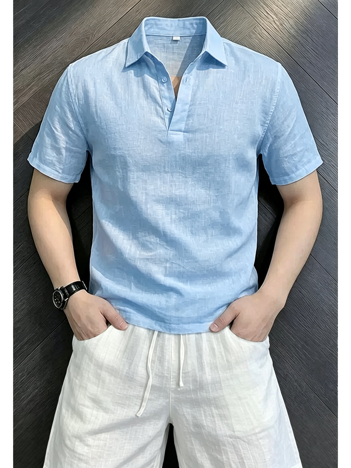 Witte linnen overhemdset met k - Linen Shirt Breathable recensie en prijs