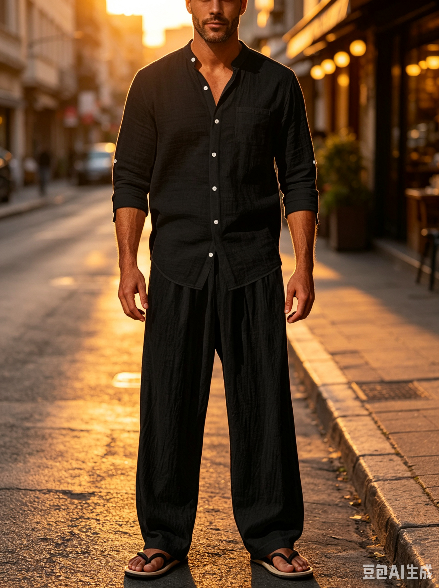 Heren Mandarijnkraag, 2-delige - Linen Shirt Breathable recensie en prijs
