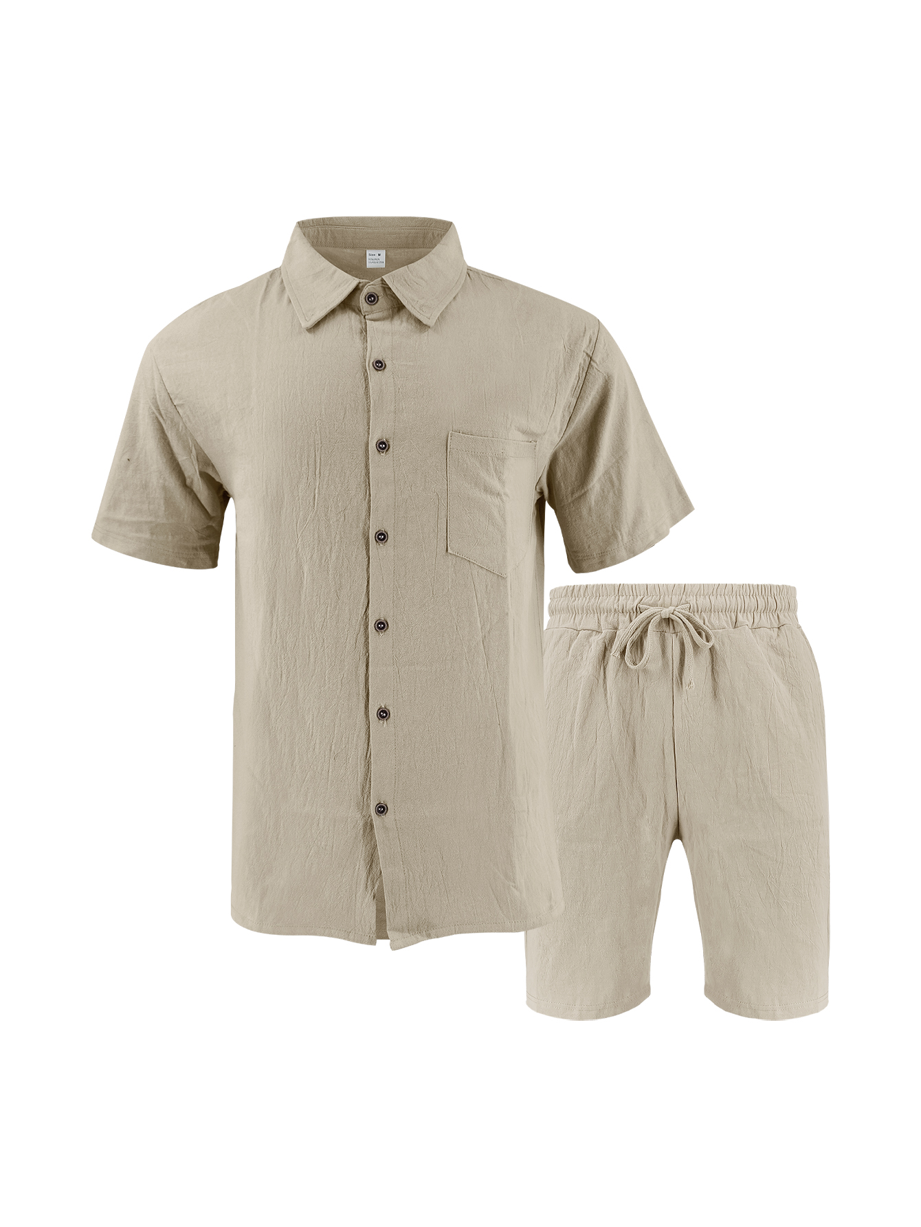 Tweedelige set van linnen met  - Linen Shirt Breathable recensie en prijs