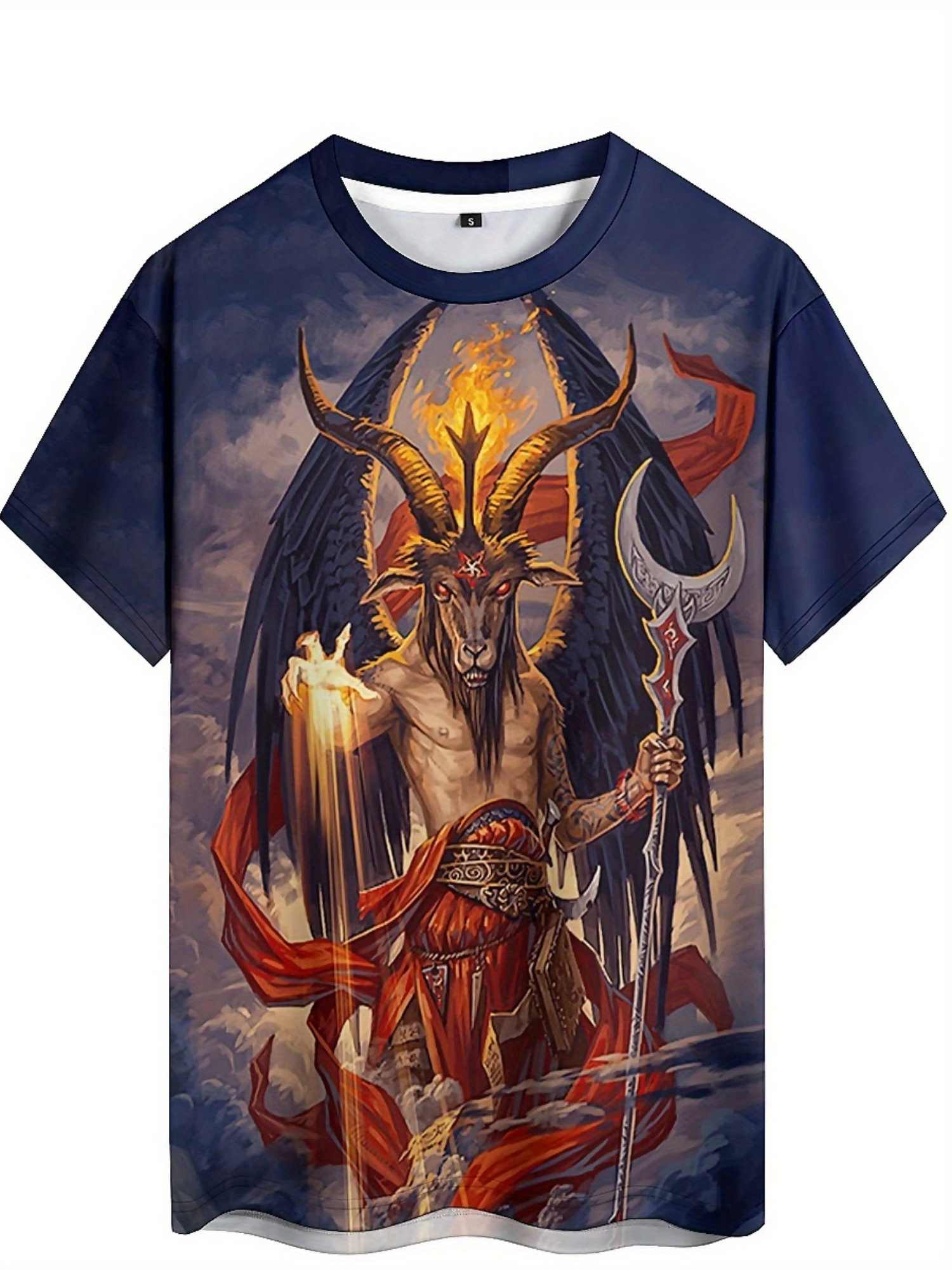 Heren T-shirt met 3D-demonprin - Tee Graphic Print recensie en prijs
