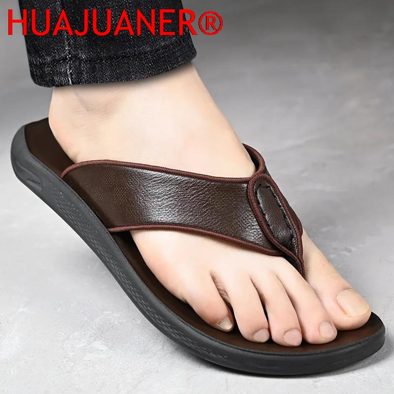 Casual outdoor herensandalen z - Flip Flop Leather Men recensie en prijs
