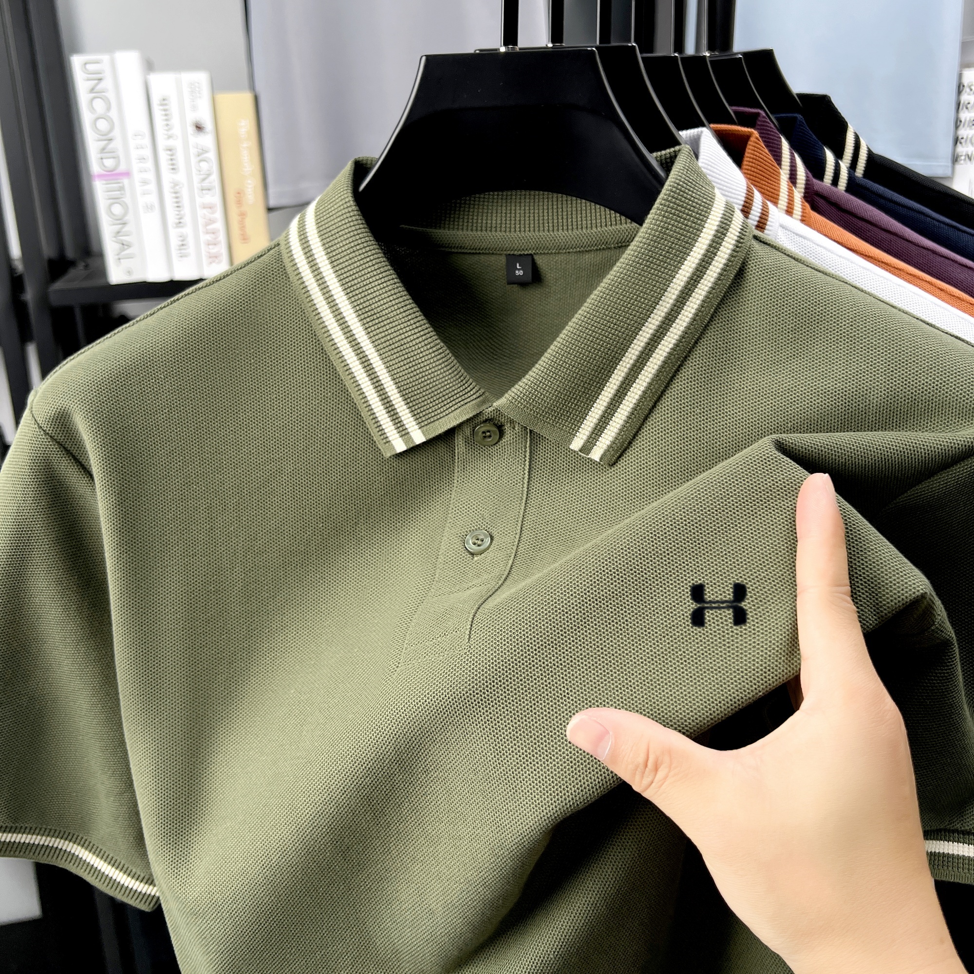 Herenshirts met gestreepte kra - Polo Shirt Pique recensie en prijs