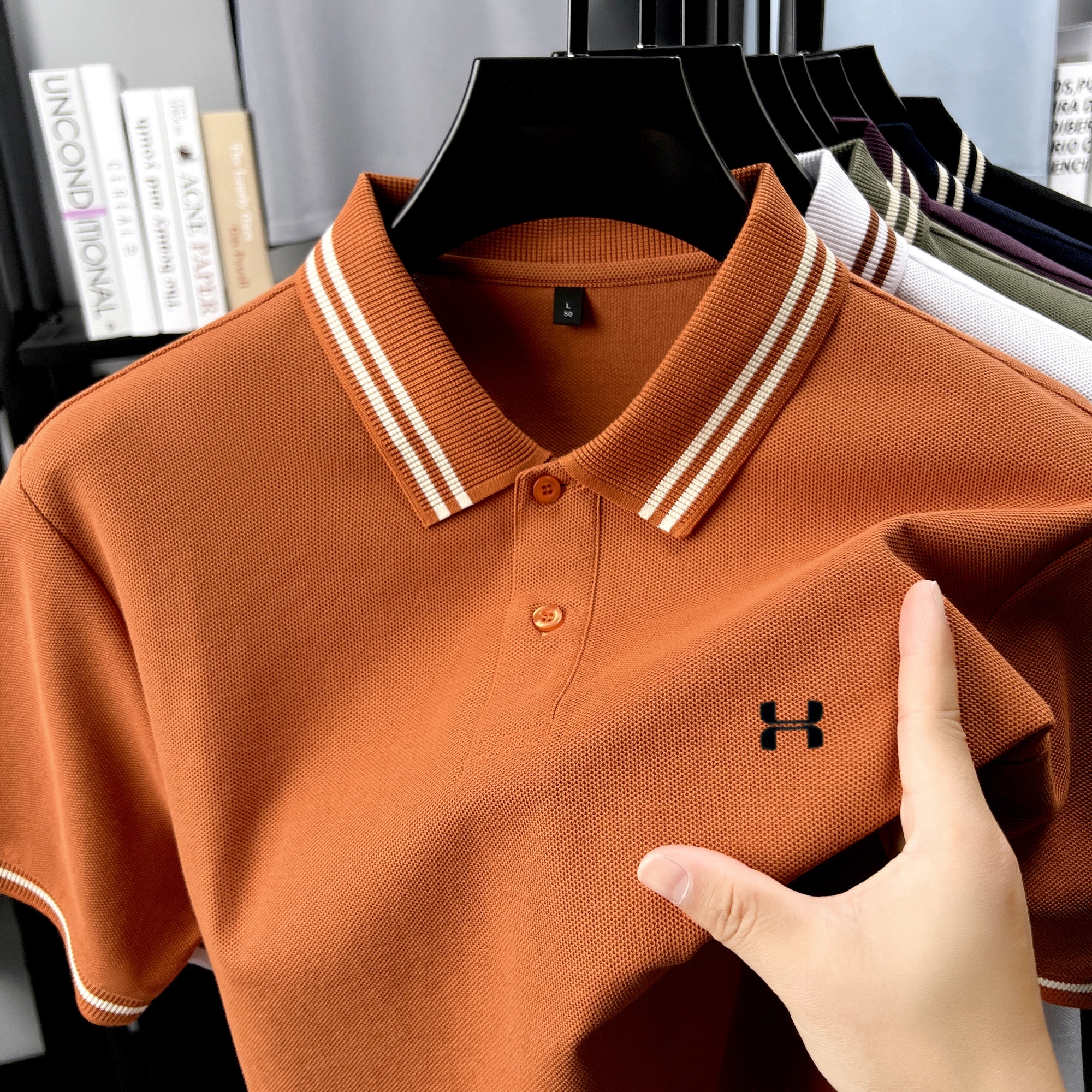 Herenshirts met gestreepte kra - Polo Shirt Pique recensie en prijs