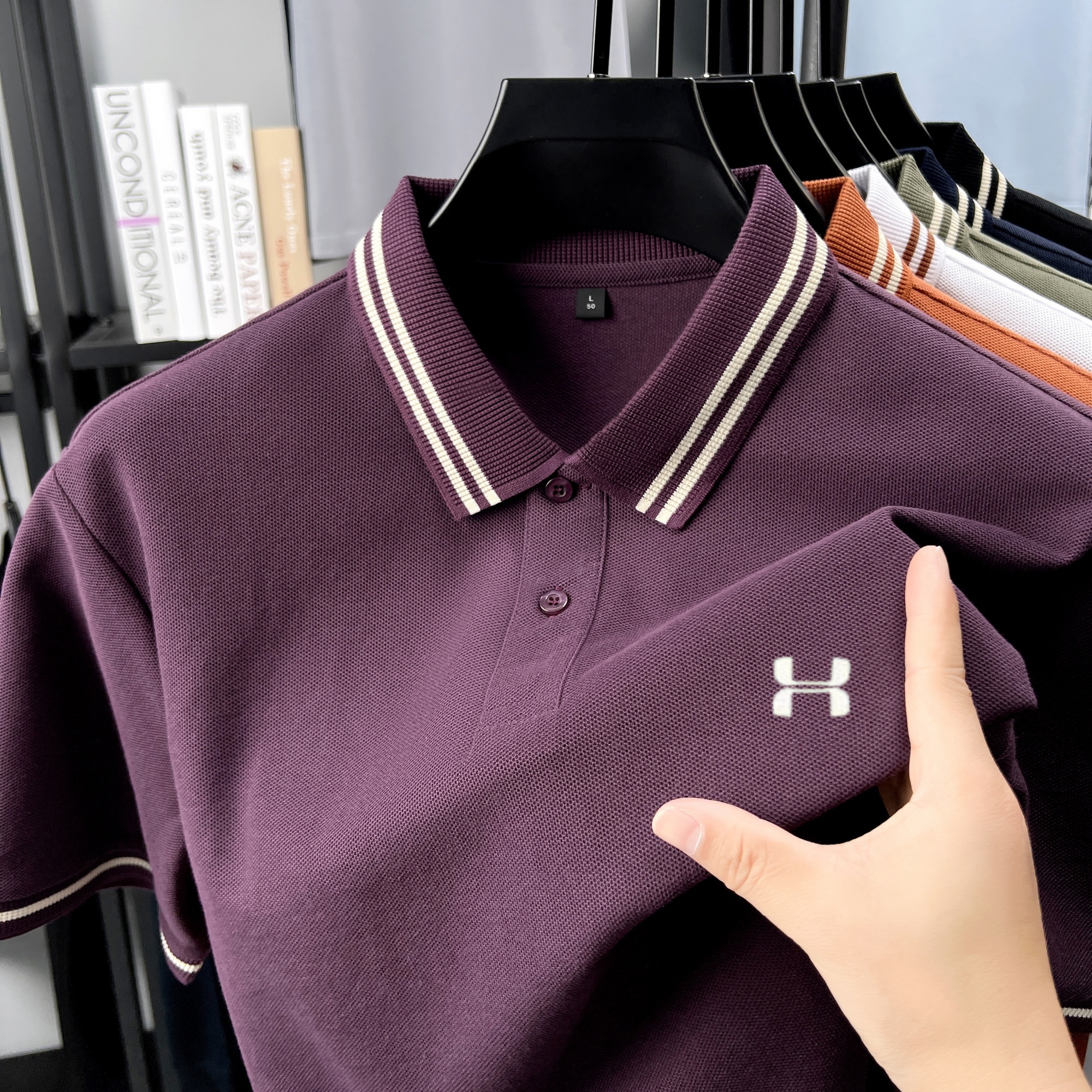 Herenshirts met gestreepte kra - Polo Shirt Pique recensie en prijs